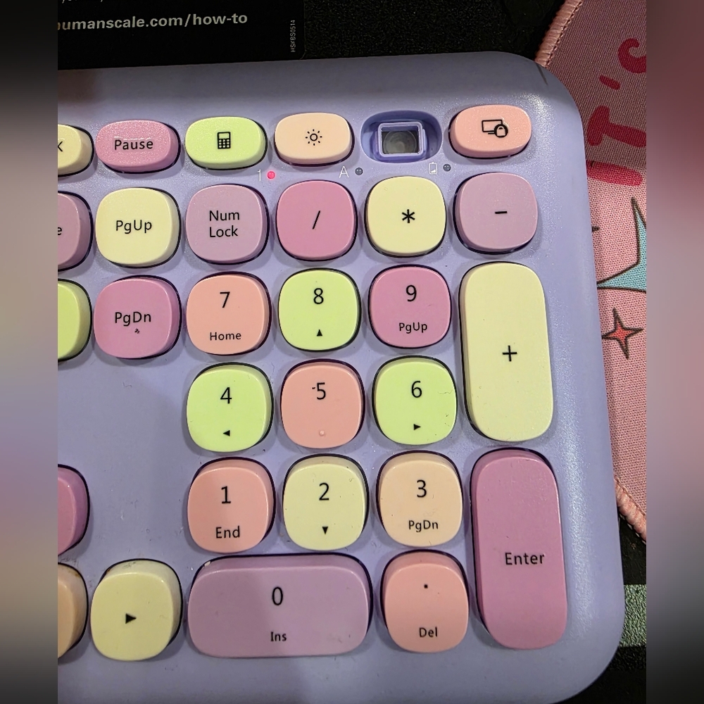Colorful Wireless Keyboard - Picture 2 of 2